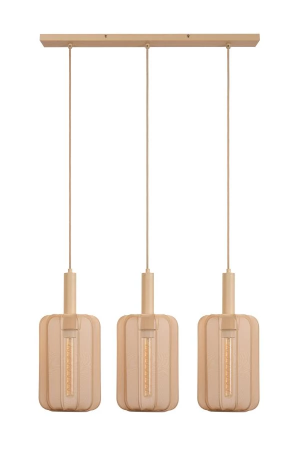 Lucide CORINA - Hanglamp - 3xE27 - Beige - detail